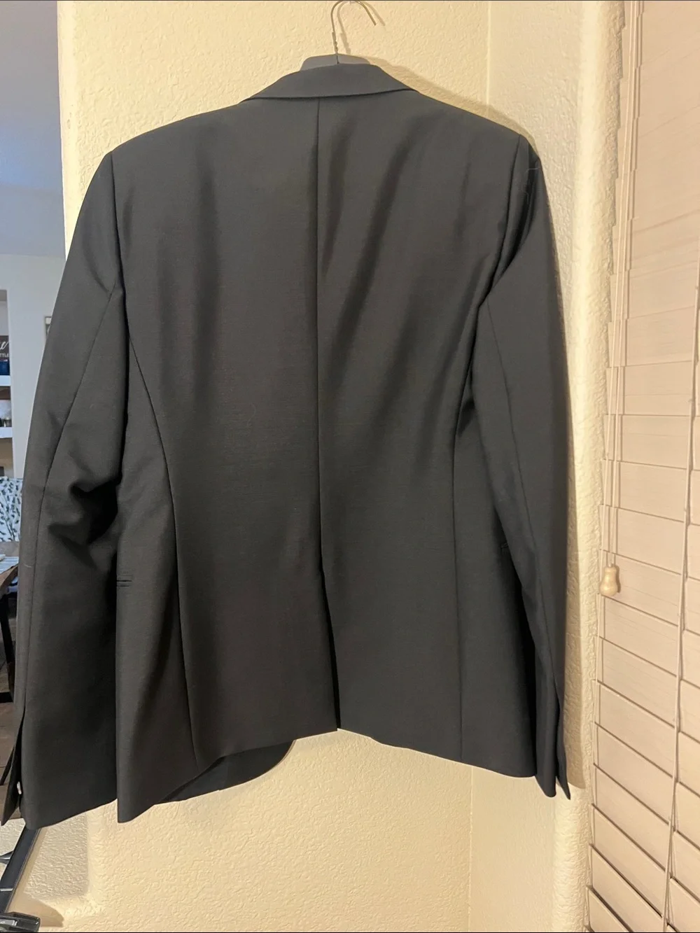 Balenciaga Black Single-Button Tailored Blazer